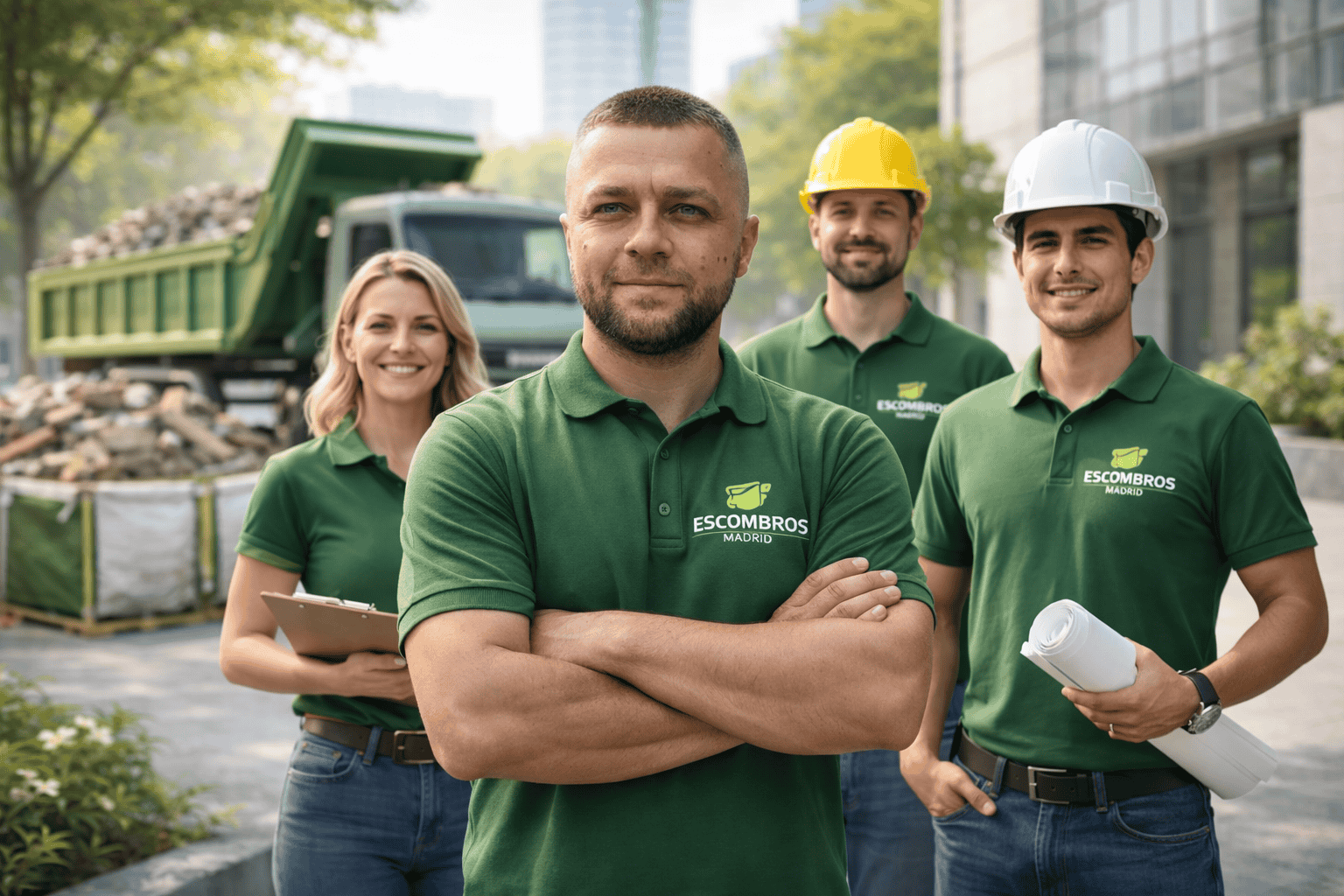 Equipo De Trabajo En Construcción.