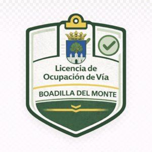 Almacén Escudo De Licencia Municipal Oficial Boadilla Del Monte